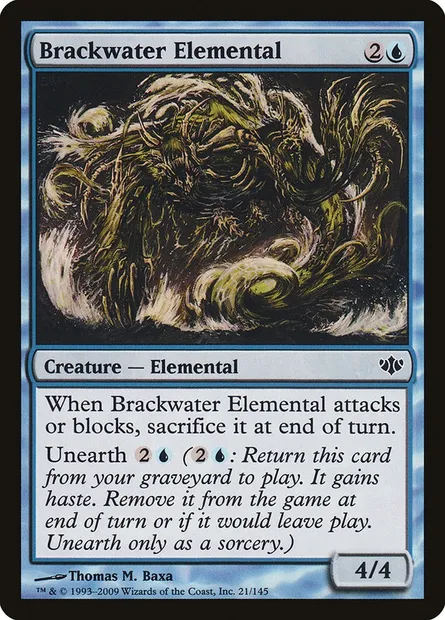 Brackwater Elemental, Magic card CON 21 — Conflux set