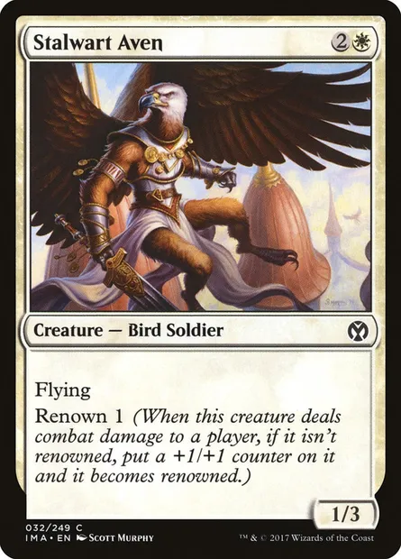 Avemain vigoureuse, carte Magic IMA 32 — extension Iconic Masters
