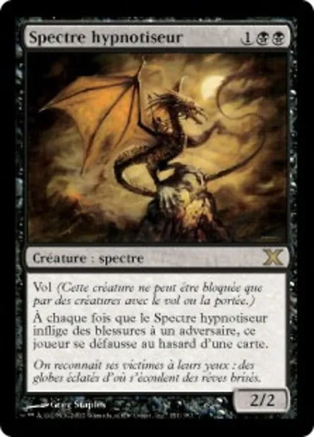 Spectre hypnotiseur, carte Magic 10E 151 — extension Dixième édition