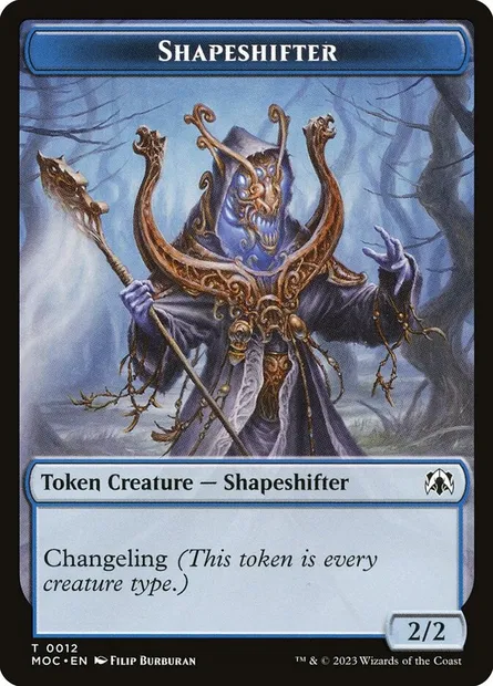 Shapeshifter, Magic card TMOC 12 — March of the Machine Commander Tokens set