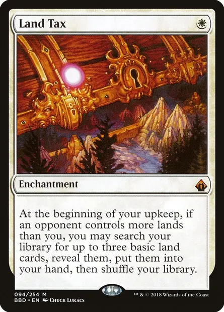 Land Tax, Magic card BBD 94 — Battlebond set