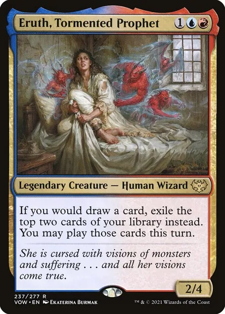 Eruth, Tormented Prophet, Magic card VOW 237 — Innistrad: Crimson Vow set