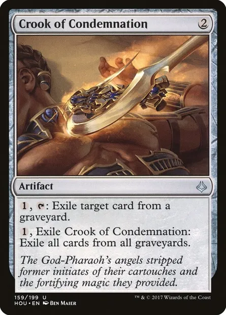 Crook of Condemnation, Magic card HOU 159 — Hour of Devastation set