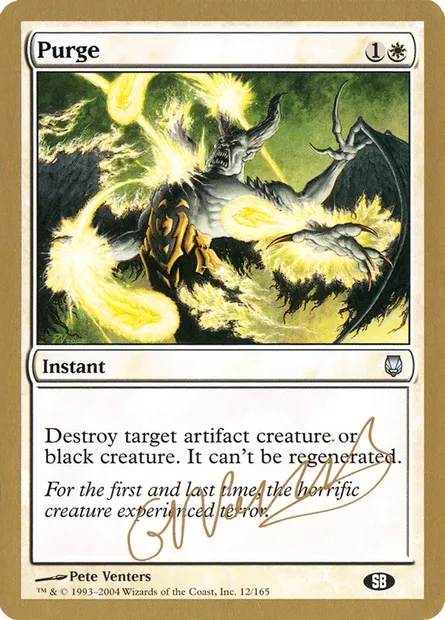 Épuration, carte Magic WC04 gn12sbb — extension World Championship Decks 2004