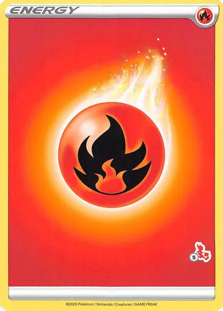 Énergie Feu, carte Pokémon BA22 ct302818 — extension Battle Academy 2022