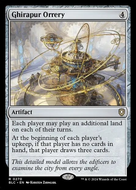 Ghirapur Orrery, Magic card BLC 270 — Bloomburrow Commander set