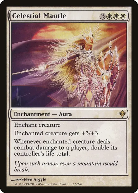 Celestial Mantle, Magic card ZEN 6 — Zendikar set