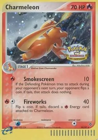 Charmeleon, Pokémon card LGP 099 — League Promos set