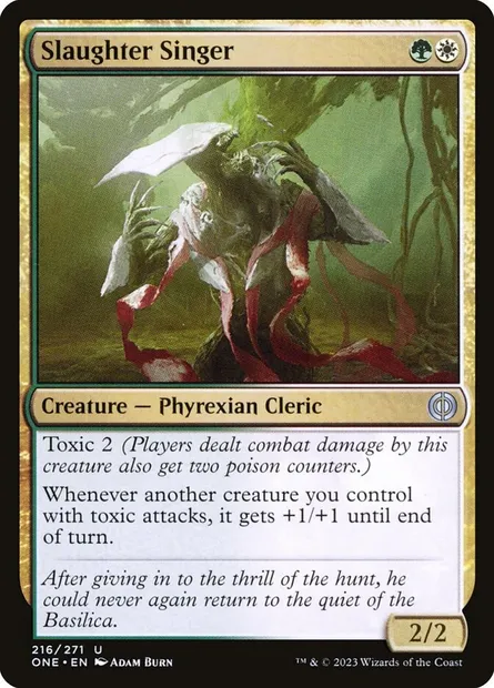 Slaughter Singer, Magic card ONE 216 — Phyrexia: All Will Be One set
