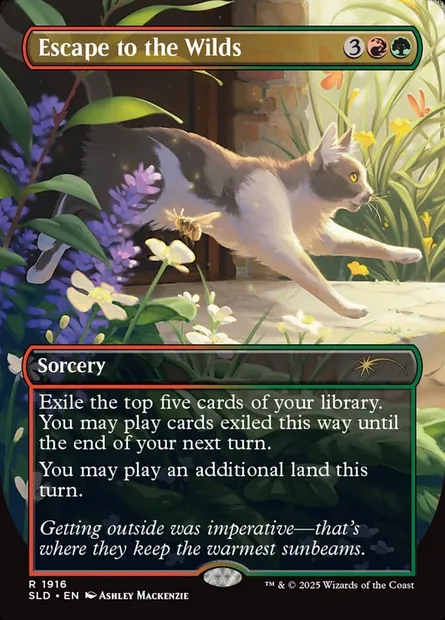 Escape to the Wilds, Magic card SLD 1916 — Secret Lair Drop set