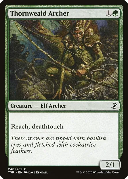 Thornweald Archer, Magic card TSR 240 — Time Spiral Remastered set
