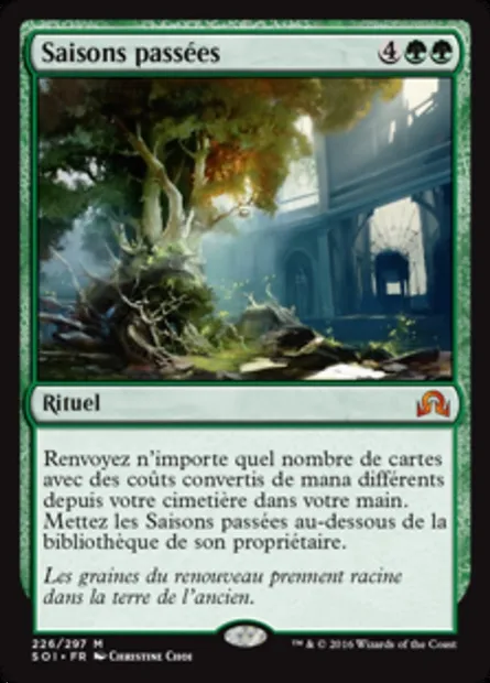 Saisons passées, carte Magic SOI 226 — extension Ténèbres sur Innistrad