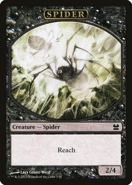 Spider, carte Magic TMMA 7 — extension Modern Masters Tokens