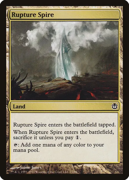 Rupture Spire, Magic card DDH 75 — Duel Decks: Ajani vs. Nicol Bolas set