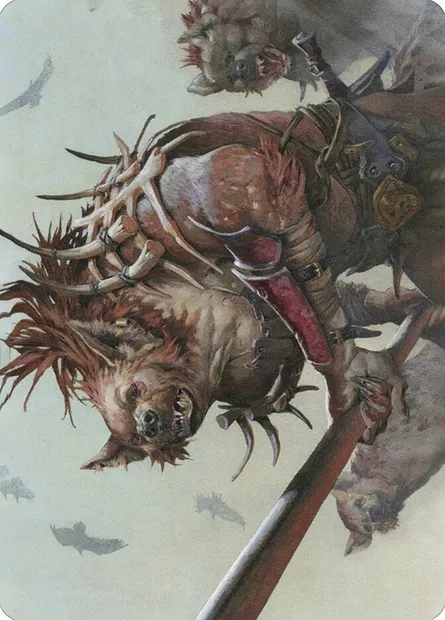 Gnoll Hunter // Gnoll Hunter, carte Magic AAFR 11 — extension Adventures in the Forgotten Realms Art Series