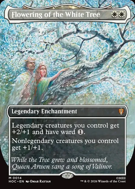 Flowering of the White Tree, Magic card HOC 14 — The Hobbit Eternal set