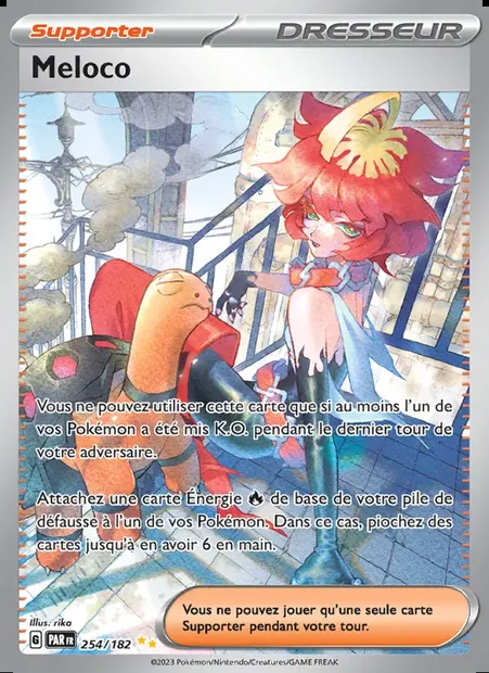 Meloco, carte Pokémon PAR 254 — extension Faille Paradoxe
