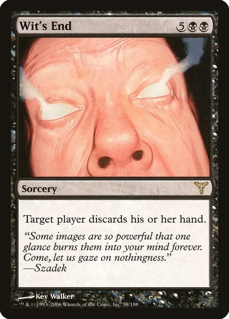 Wit's End, Magic card DIS 58 — Dissension set