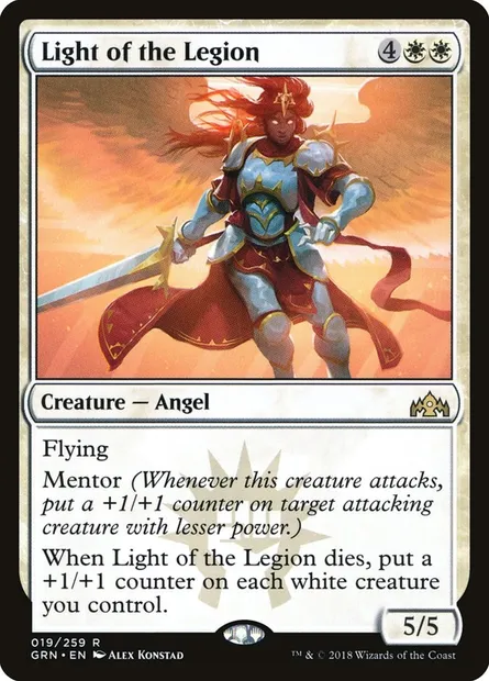 Light of the Legion, Magic card GRN 19 — Guilds of Ravnica set