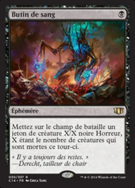 Butin de sang, carte Magic C14 30 — extension Commander 2014