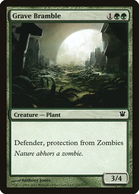 Grave Bramble, Magic card ISD 184 — Innistrad set