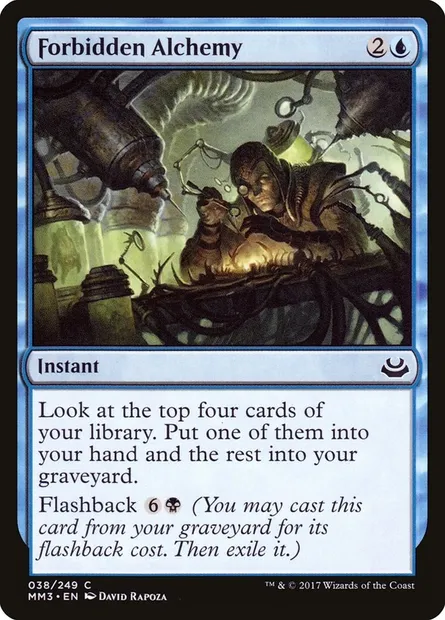 Alchimie interdite, carte Magic MM3 38 — extension Modern Masters 2017