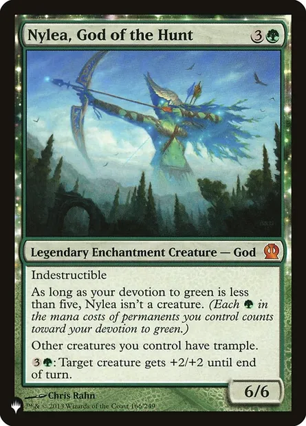 Nylea, God of the Hunt, Magic card PLST THS-166 — The List set