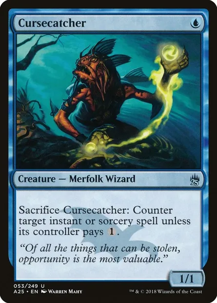 Cursecatcher, Magic card A25 53 — Masters 25 set
