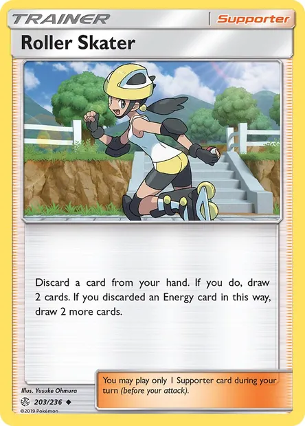 Roller Skater, Pokémon card CEC 203 — Cosmic Eclipse set