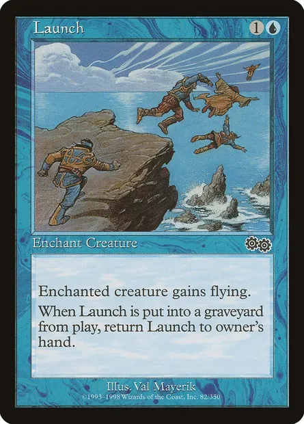 Launch, Magic card USG 82 — Urza's Saga set