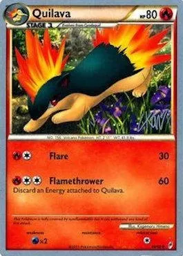 Feurisson, carte Pokémon WCD11 049 — extension World Championship Decks 2011