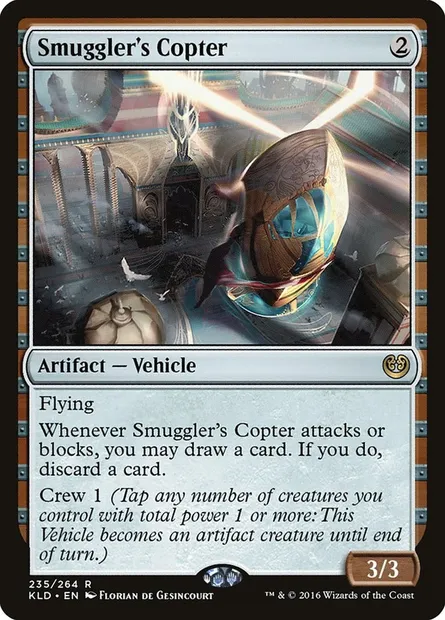 Smuggler's Copter, Magic card KLD 235 — Kaladesh set