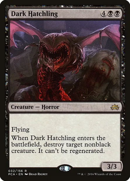 Dark Hatchling, Magic card PCA 32 — Planechase Anthology set