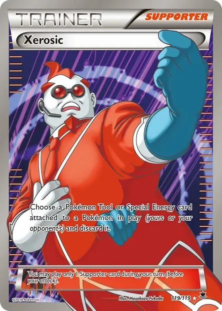 Xerosic, Pokémon card PHF 119 — Phantom Forces set