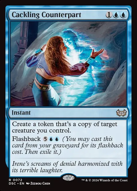 Cackling Counterpart, Magic card DSC 72 — Duskmourn: House of Horror Commander set