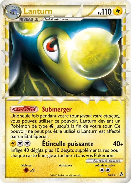 Lanturn, carte Pokémon UL 86 — extension Déchaînement
