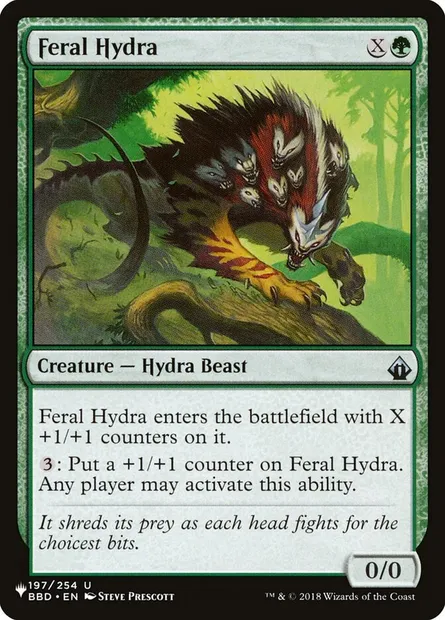 Hydre sauvage, carte Magic PLST BBD-197 — extension The List