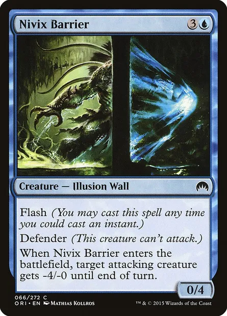Nivix Barrier, Magic card ORI 66 — Magic Origins set