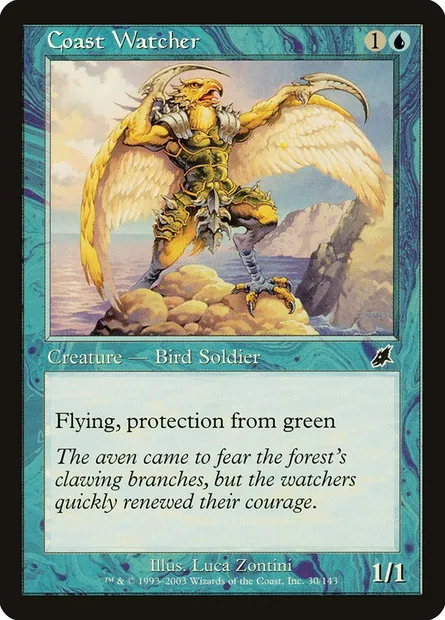 Coast Watcher, Magic card SCG 30 — Scourge set