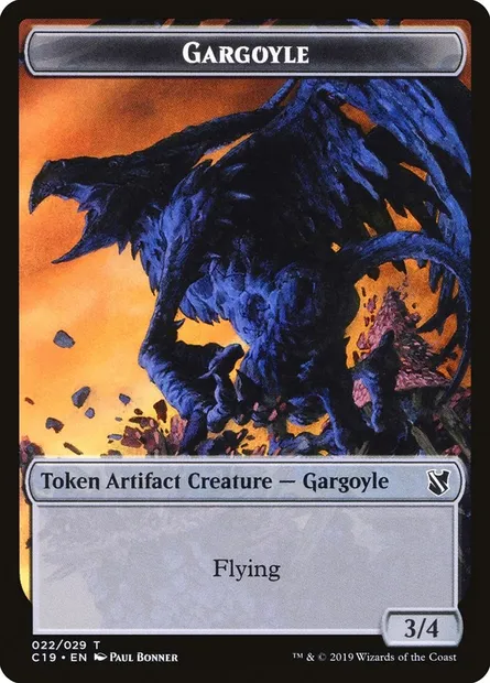 Gargoyle, Magic card TC19 22 — Commander 2019 Tokens set