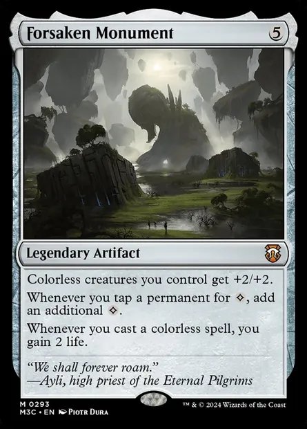 Forsaken Monument, Magic card M3C 293 — Modern Horizons 3 Commander set