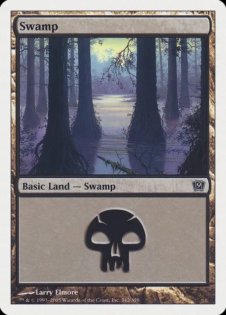 Marais, carte Magic 9ED 342 — extension Neuvième Edition