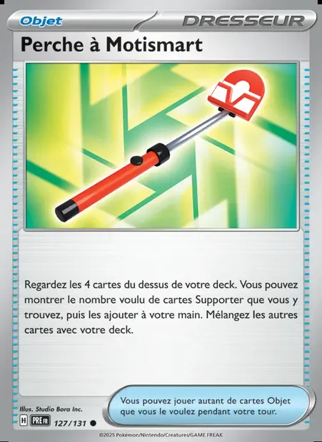 Perche à Motismart, carte Pokémon PRE 127 — extension Évolutions Prismatiques