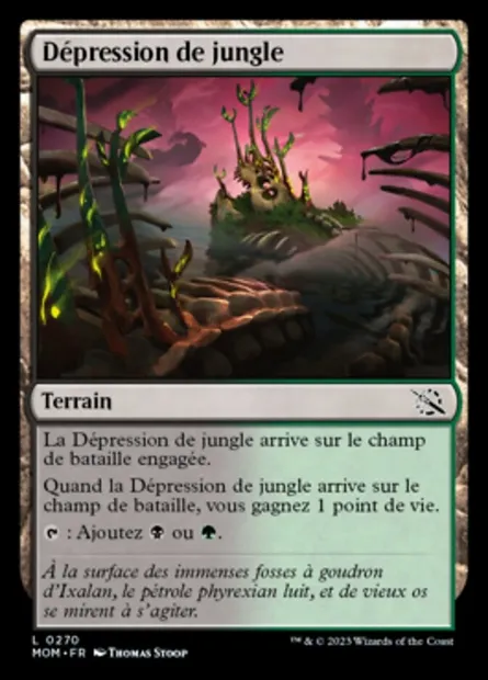 Dépression de jungle, carte Magic MOM 270 — extension L'invasion des machines