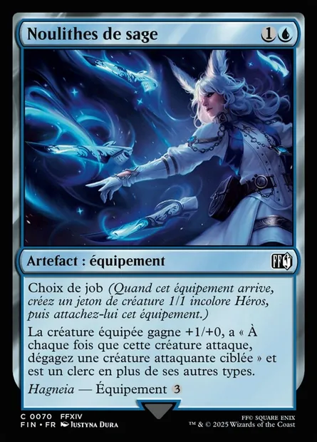 Noulithes de sage, carte Magic FIN 70 — extension Final Fantasy