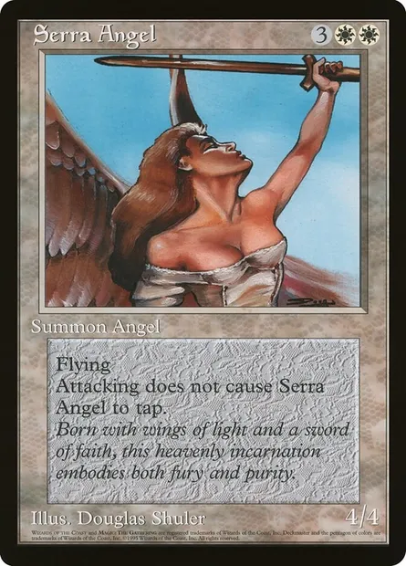 Ange de Serra, carte Magic O90P 7 — extension Oversized 90's Promos