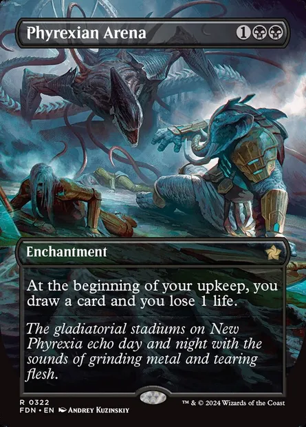 Phyrexian Arena, Magic card FDN 322 — Foundations set