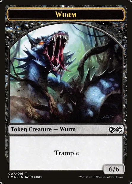Wurm, Magic card TUMA 7 — Ultimate Masters Tokens set