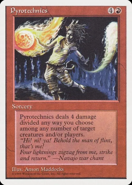 Pyrotechnie, carte Magic RQS 37 — extension Rivals Quick Start Set