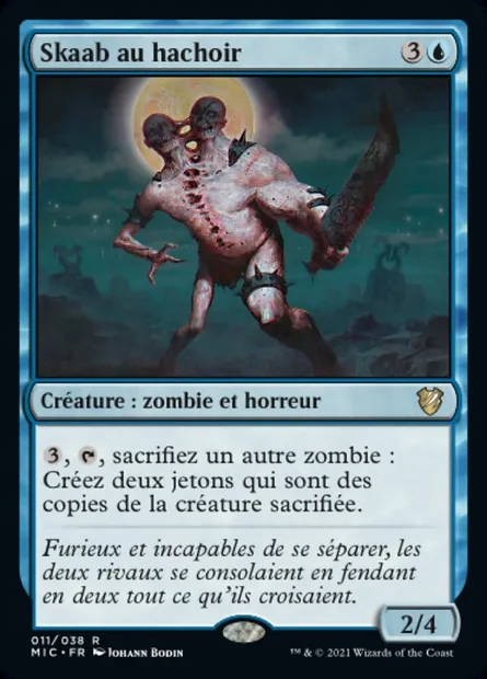 Skaab au hachoir, carte Magic MIC 11 — extension Midnight Hunt Commander